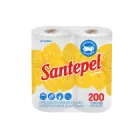 Papel toalha Santepel<br/> Multiuso Folha Dupla Branca — 200 folhas