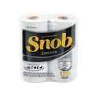 Papel Toalha Snob Multiuso<br/> Folha Dupla Decorada — 120 folhas