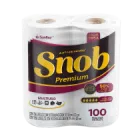 Papel toalha Snob Multiuso<br/> Folha Tripla Branca — 100 folhas